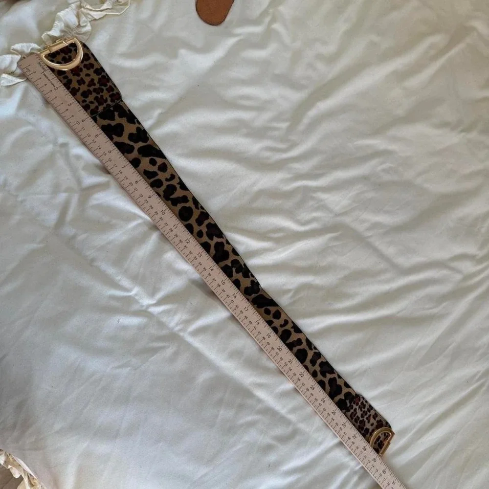 leopard statement belt  y2k leopard‎ print stretch belt